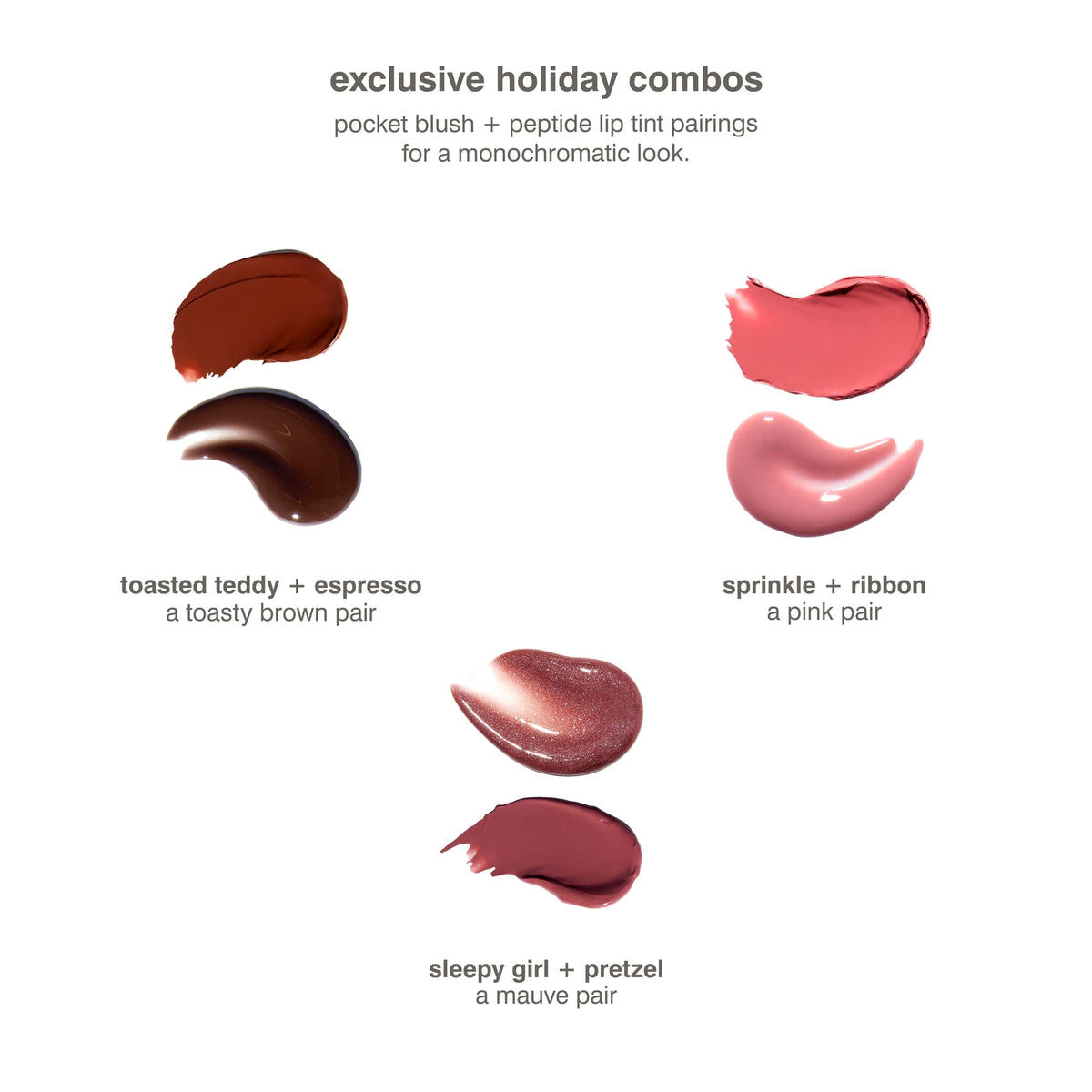 rhode Pocket Pair Limited Edition Lip + Cheek Set - toasted teddy + espresso - a toasty brown pair