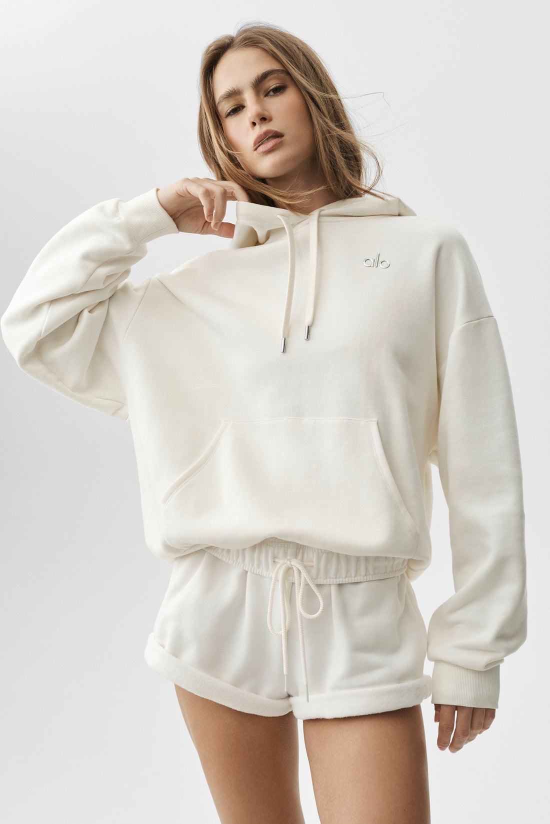Alo Yoga Accolade Hoodie - Ivory