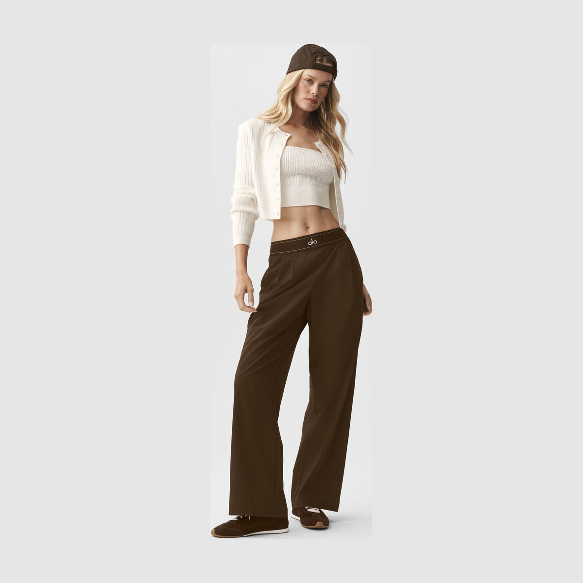 Alo Yoga Suit Up Trouser (Regular) - Espresso