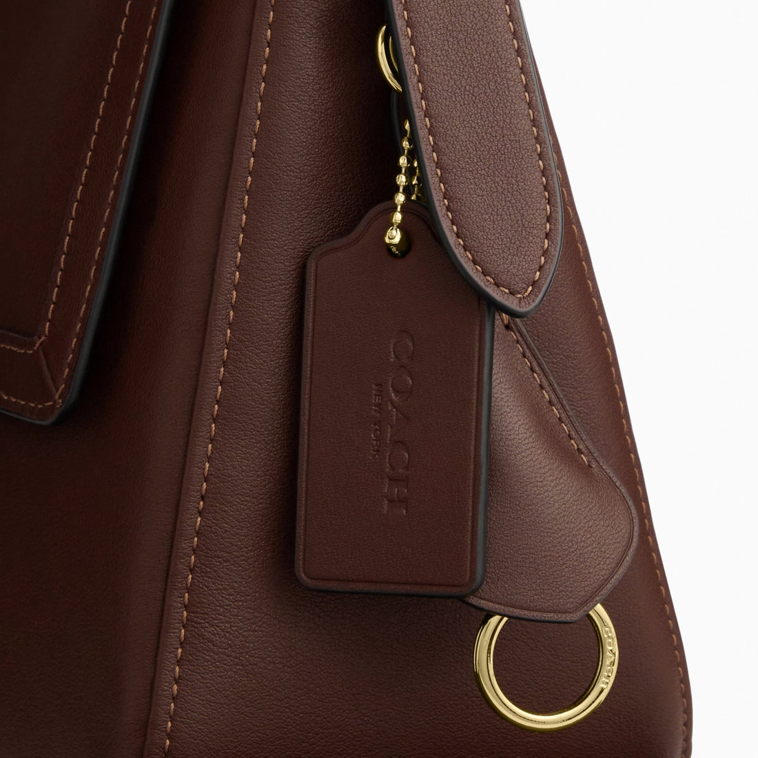 Coach Etta Flap Bag - Gold/Maple