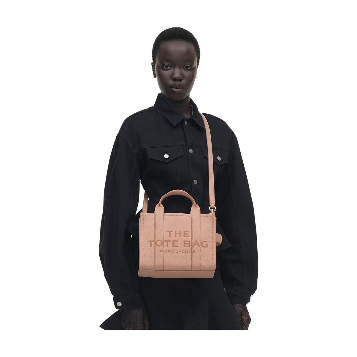 Marc Jacobs The Leather Small Tote Bag - ROSE
