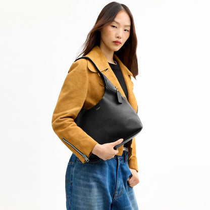 Coach Brooklyn Shoulder Bag 28 - Brass/Black