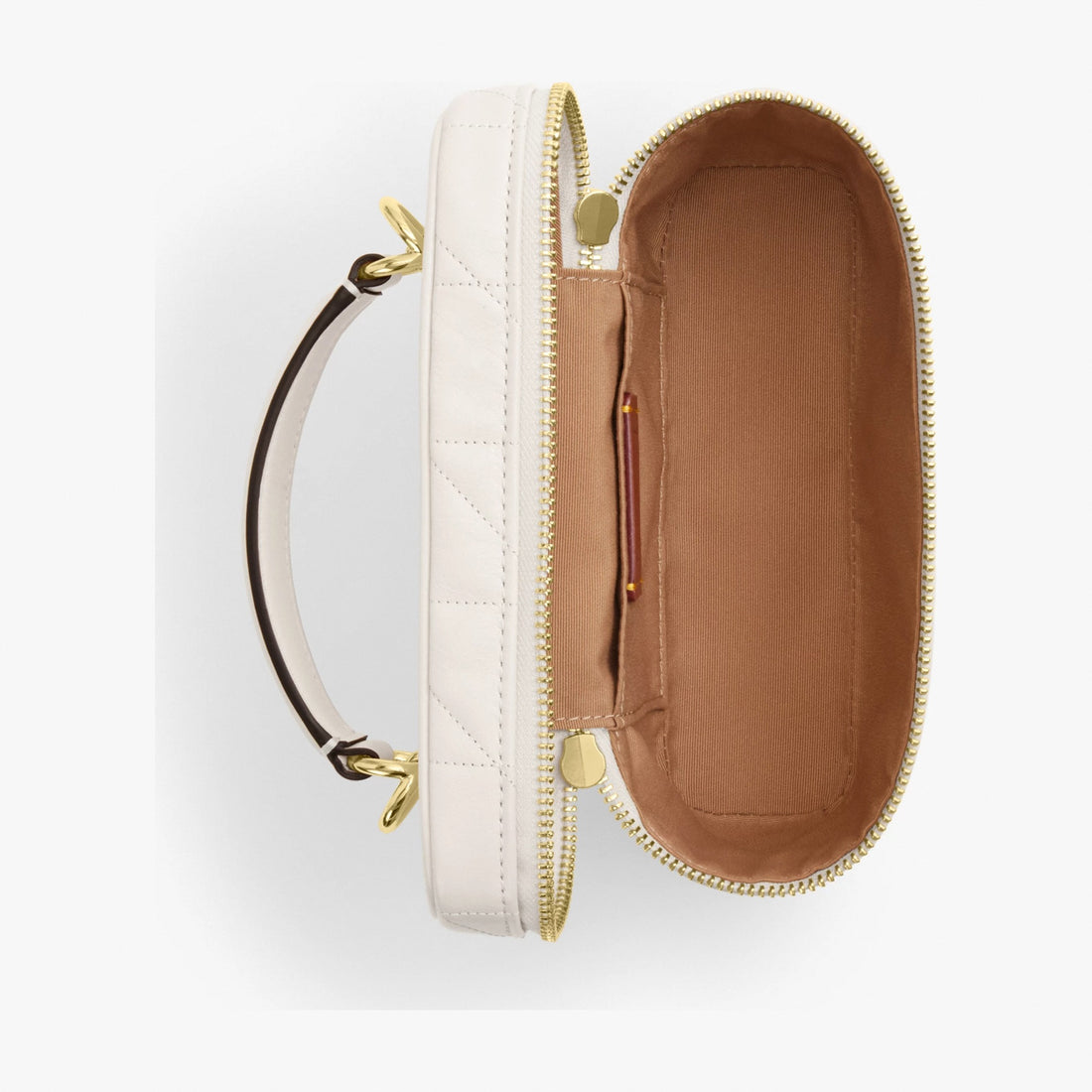 Coach Rainer Crossbody Bag 18 With Quilting - Gold/Chalk
