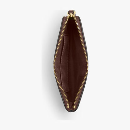 Coach Corner Zip Wristlet - Gold/Maple