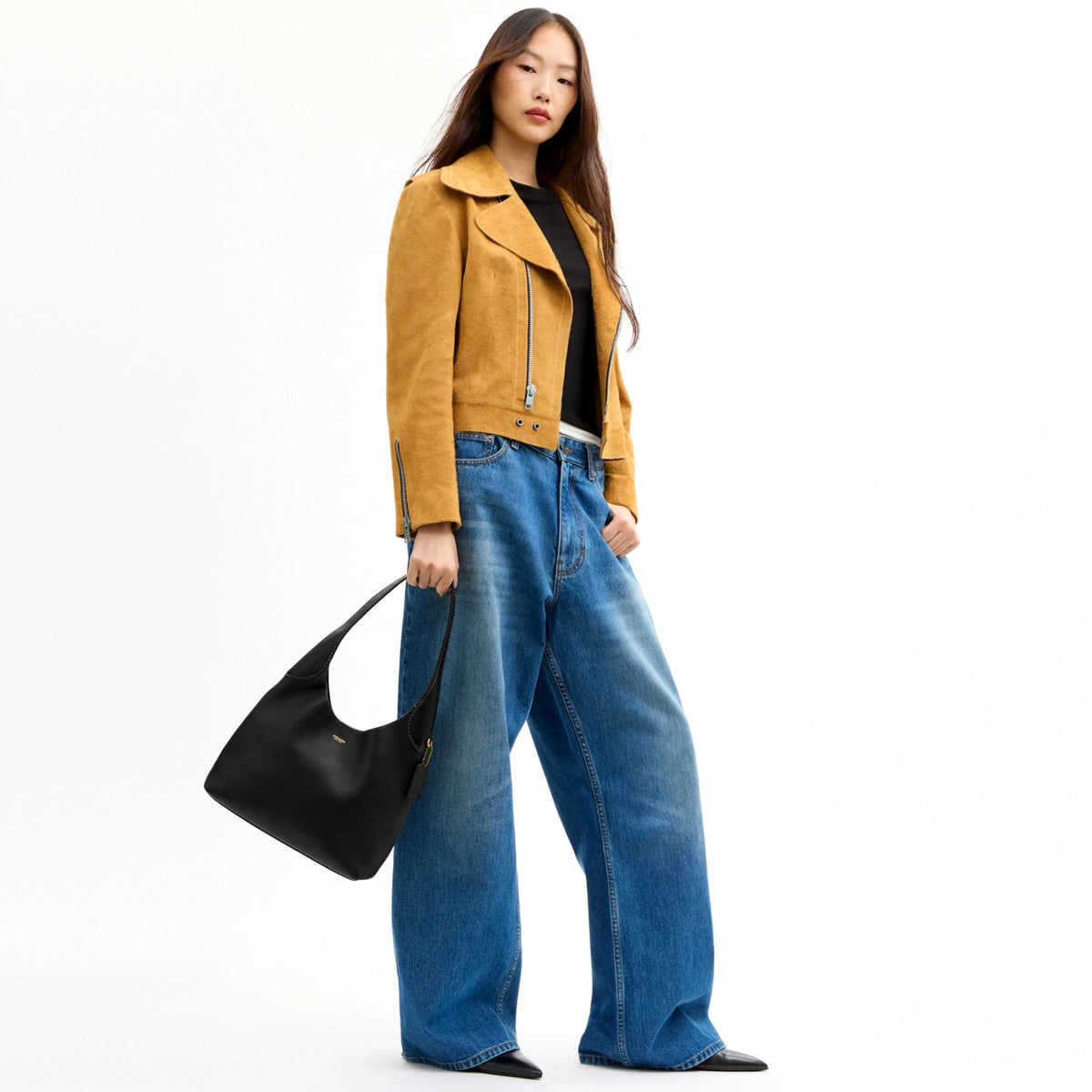 Coach Brooklyn Shoulder Bag 28 - Brass/Black