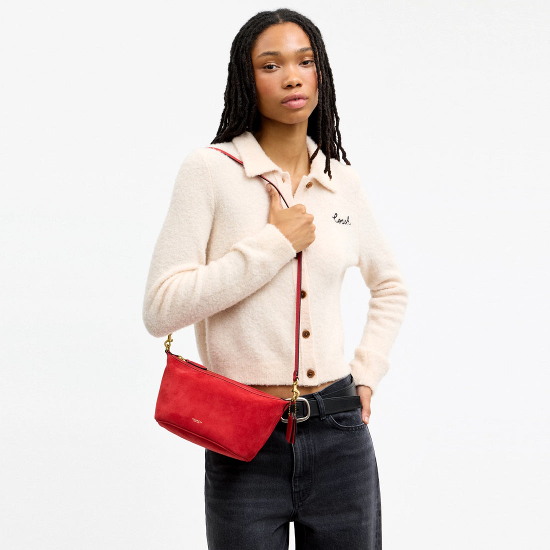 Coach Demi Bag - Brass/Candy Apple