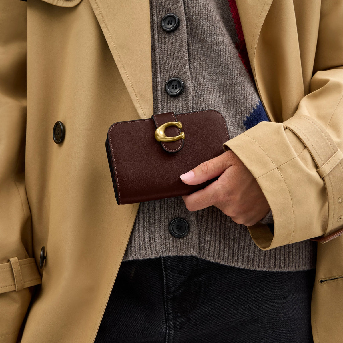 Coach Tabby Wallet - Brass/Maple