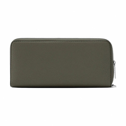 Michael Kors Large Pebbled Leather Continental Wallet - OLIVE