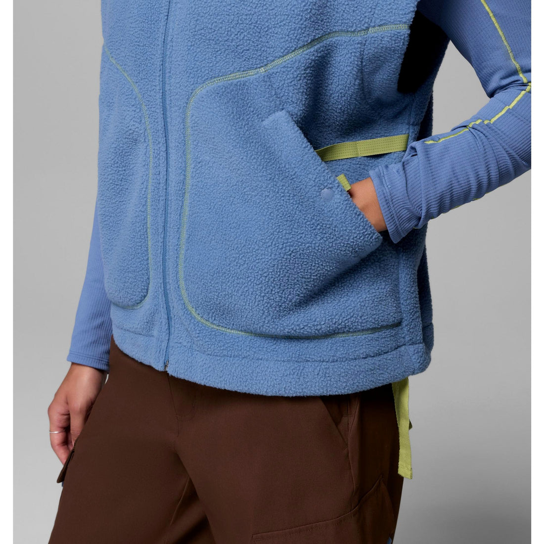 Columbia Women's Misty Moondrift MTR Fleece Relaxed Vest - Bluestone