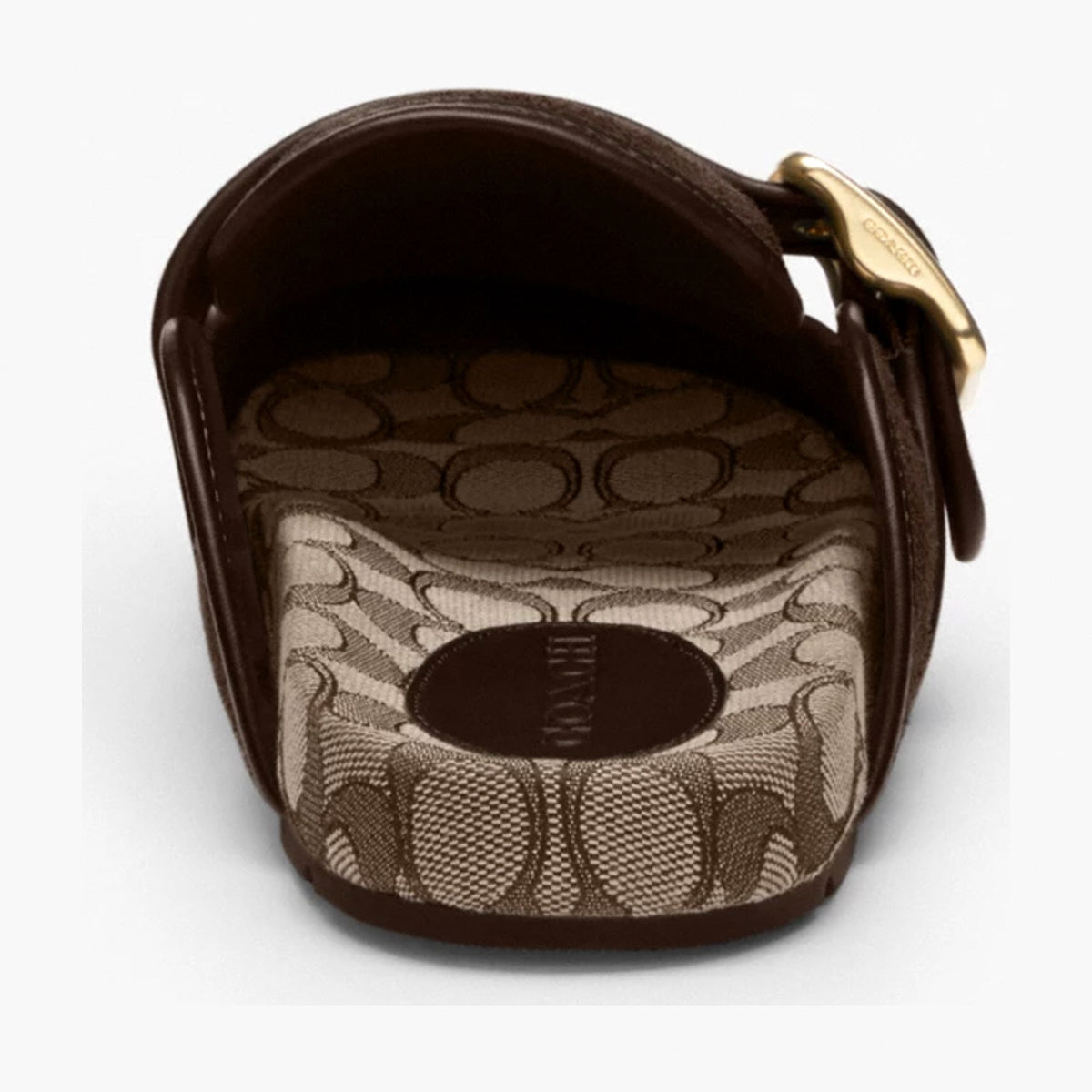 Coach Archival Buckle Clog - Oak/Chocolate