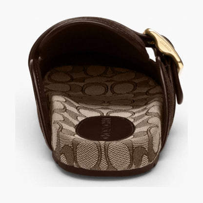 Coach Archival Buckle Clog - Oak/Chocolate