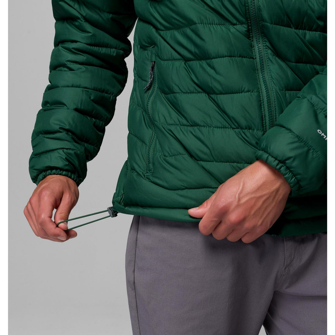 Columbia Men's Powder Lite II Hooded Jacket - Rain Forest
