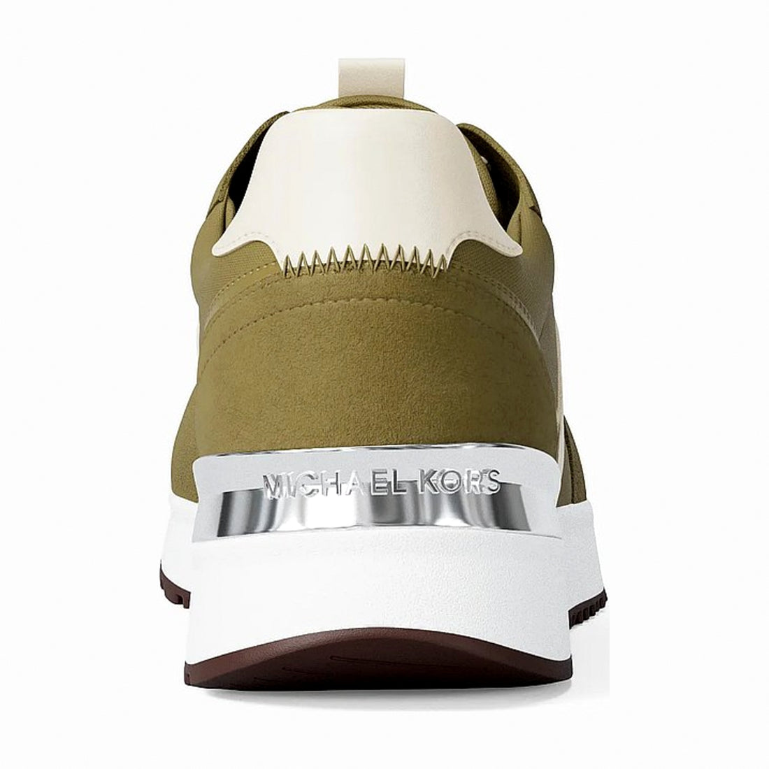 Michael Kors Remy Mixed-Media Trainer - OREGANO