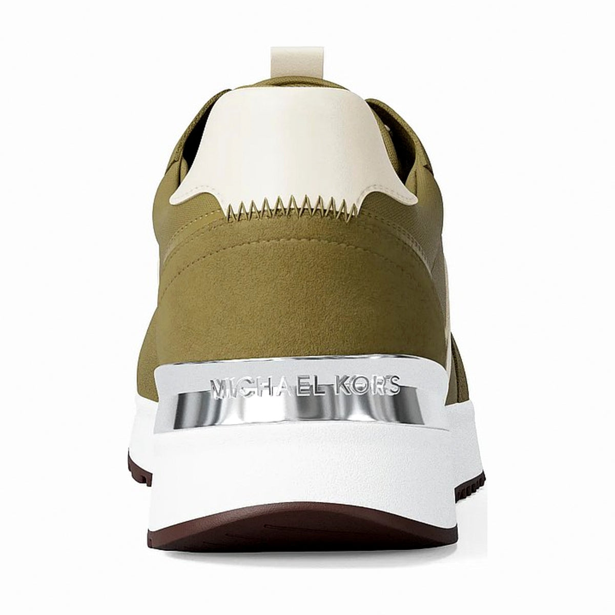 Michael Kors Remy Mixed-Media Trainer - OREGANO