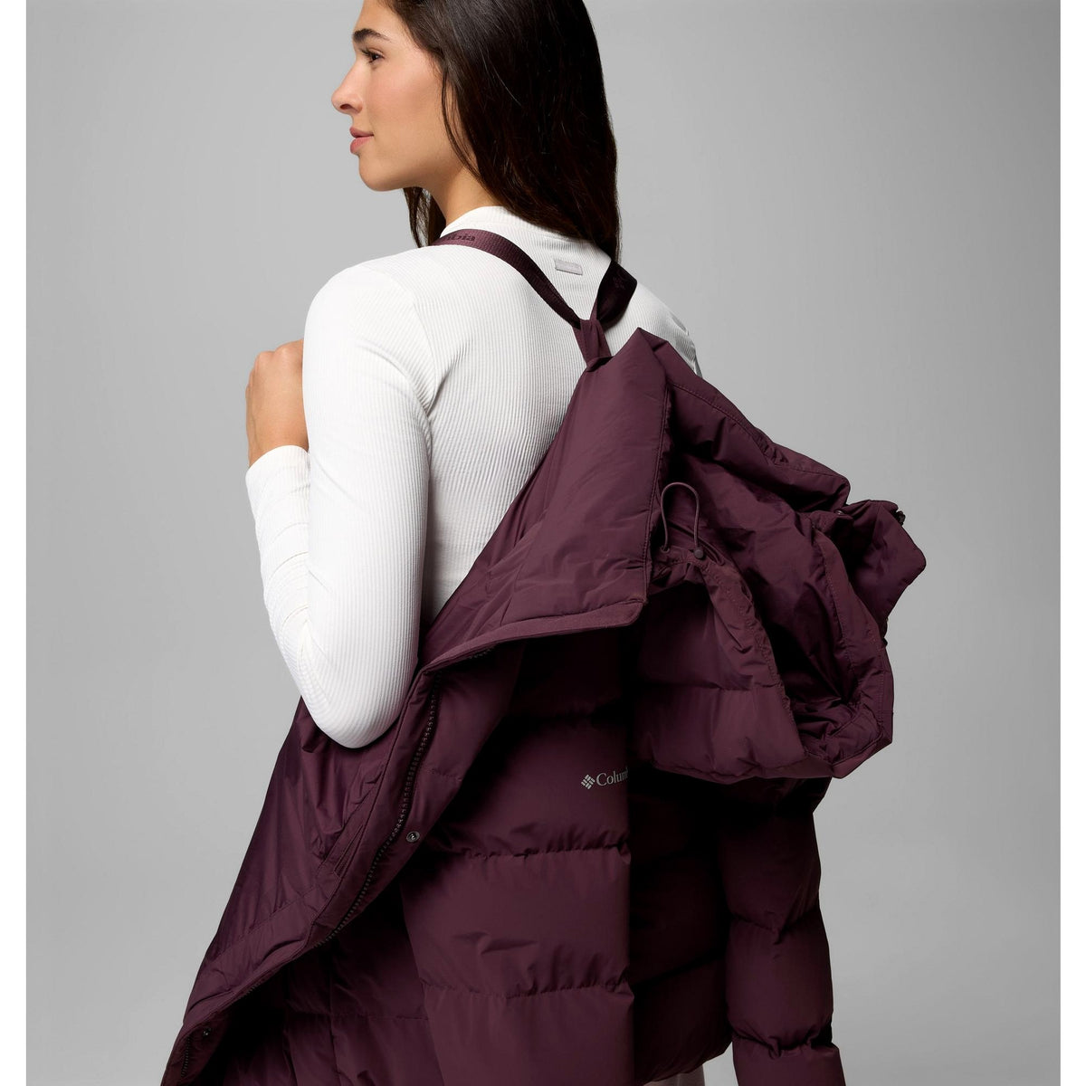 Columbia Women's Amaze Puff Mid Hooded Jacket - Moonvista