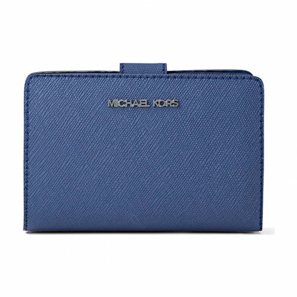 Michael Kors Medium Saffiano Leather Wallet - GALAXY BLUE