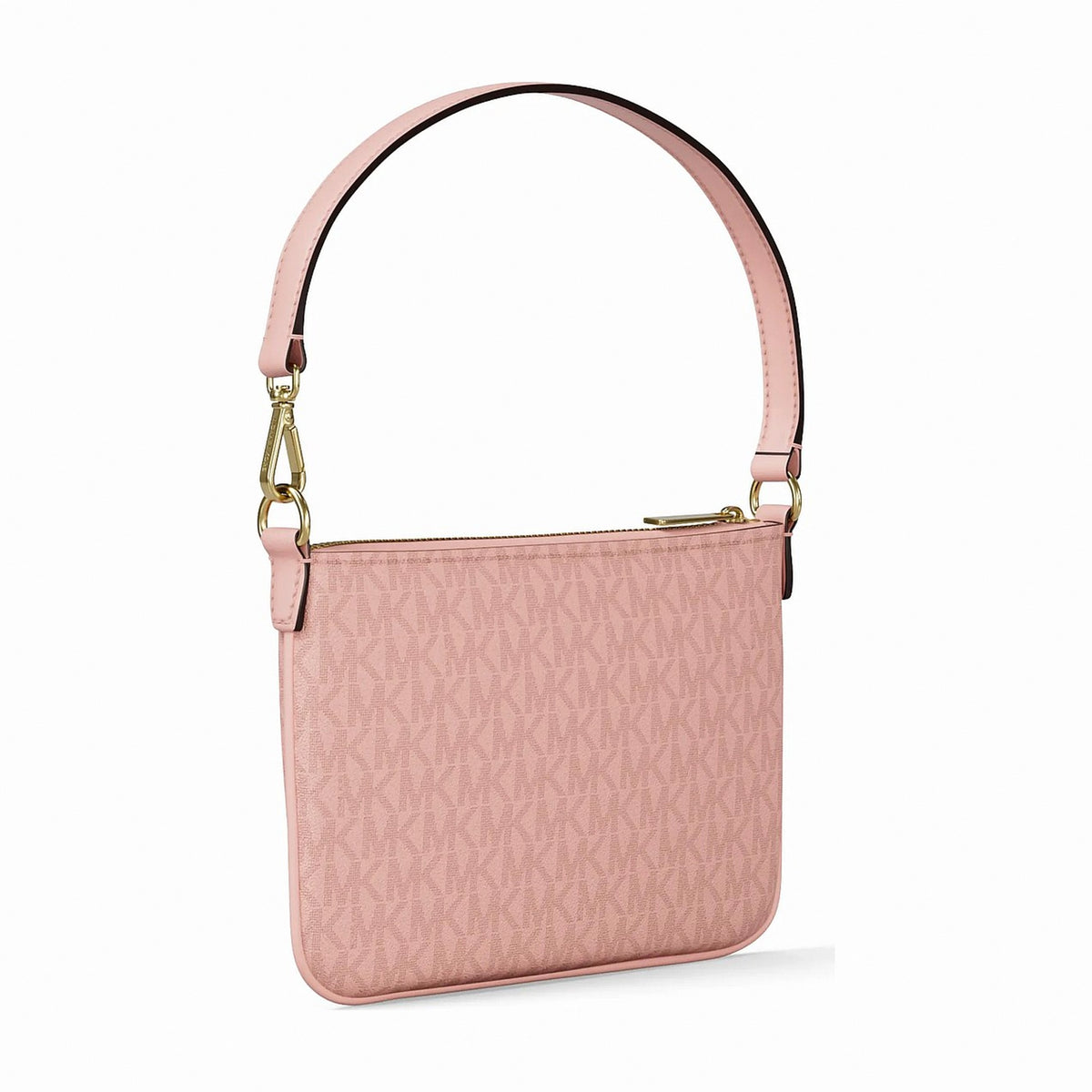 Michael Kors Jet Set Small Signature Logo Convertible Wristlet - POWDER BLUSH