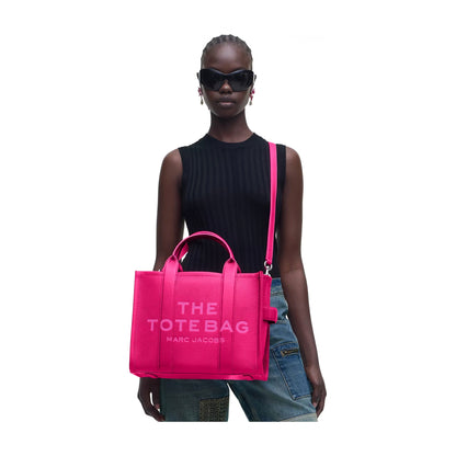 Marc Jacobs The Leather Medium Tote Bag - HOT PINK