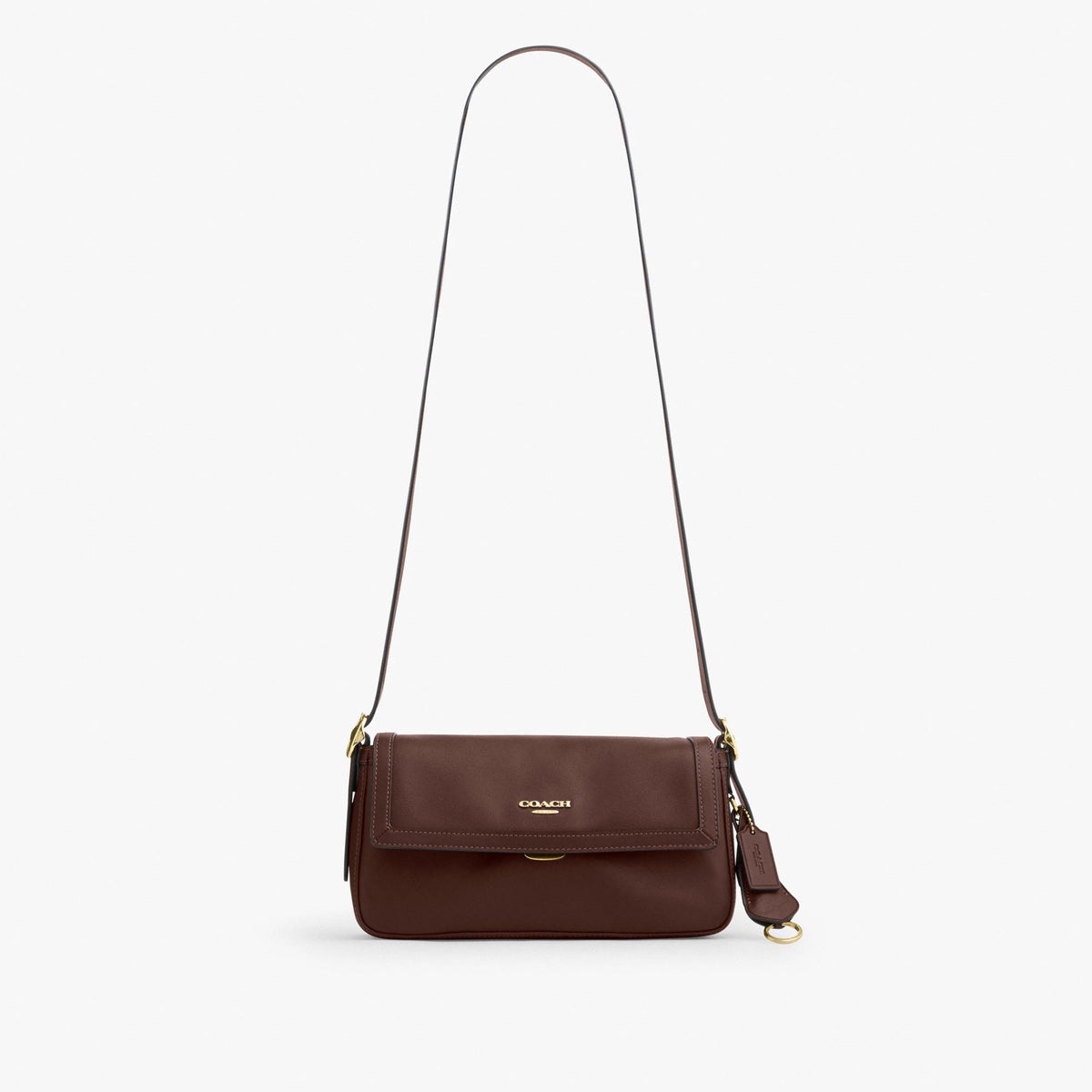Coach Etta Small Flap Shoulder Bag - Gold/Maple