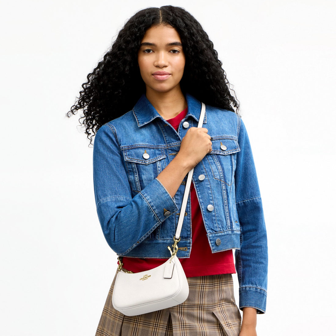 Coach Teri Mini Crossbody Bag - Gold/Chalk
