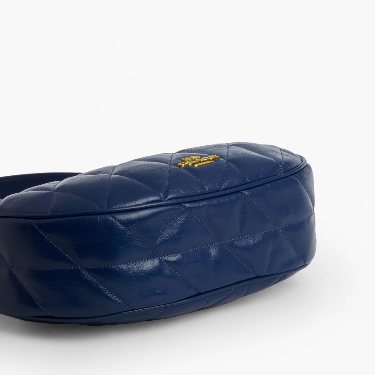 Coach Emily Shoulder Bag With Quilting - Gold/Deep Blue