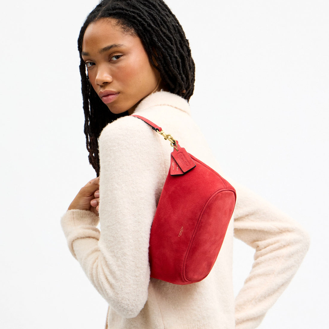Coach Demi Bag - Brass/Candy Apple