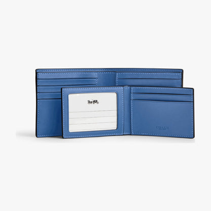 Coach 3-In-1 Wallet In Signature Canvas - Blue Aqua