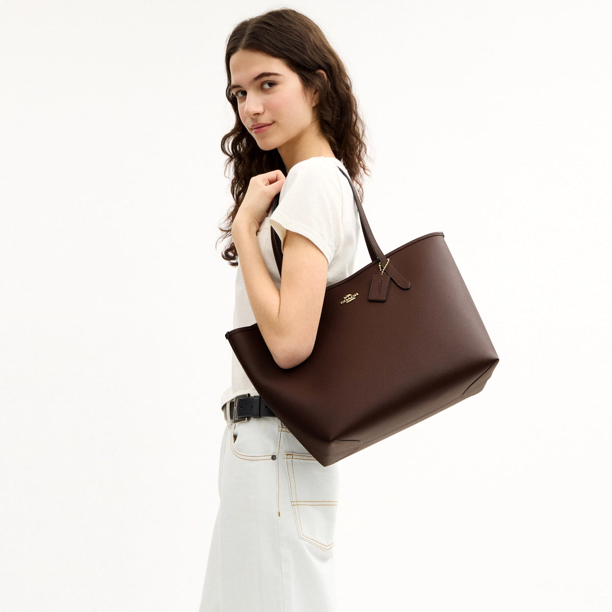 Coach City Tote Bag - Gold/Maple