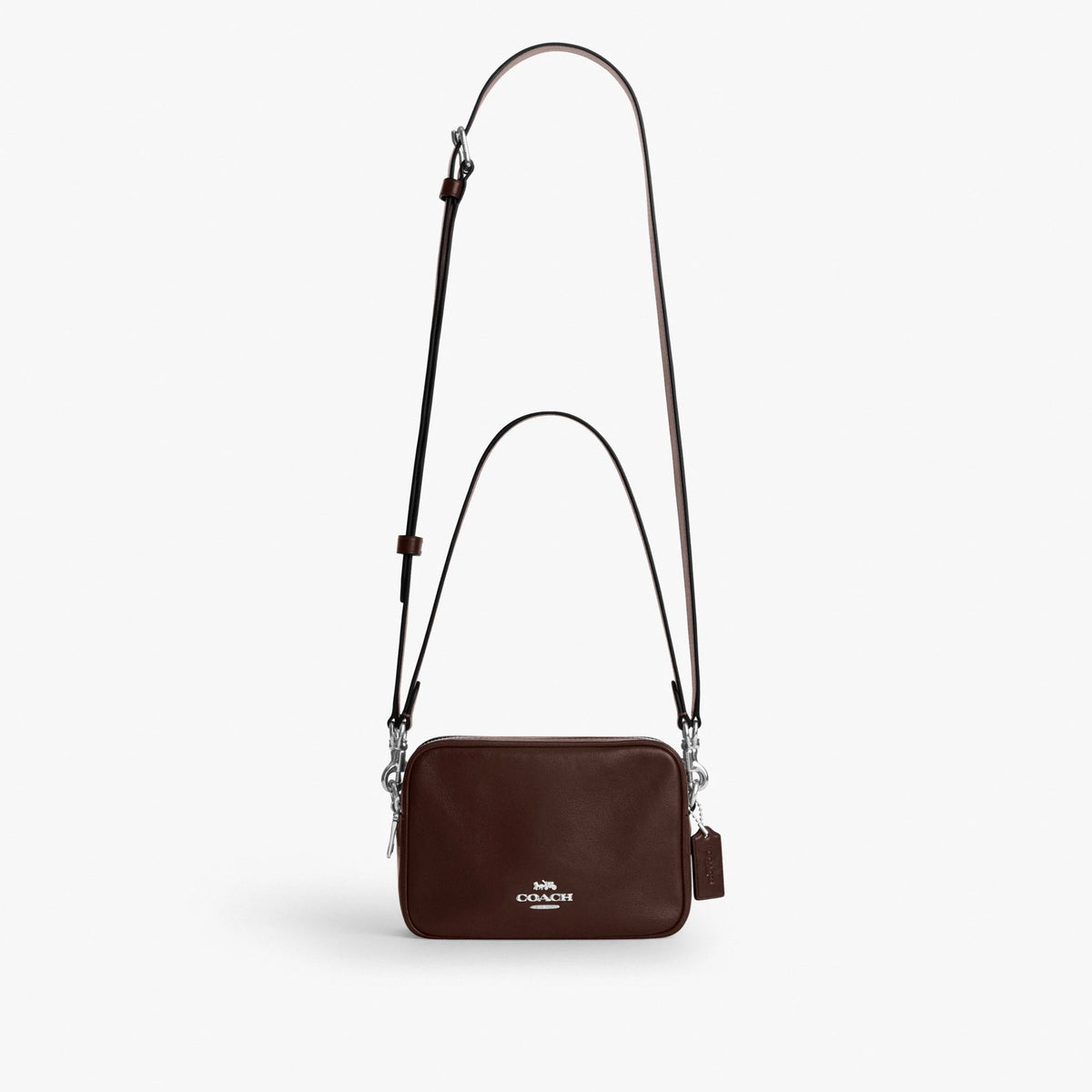 Coach Mini Carey Crossbody Bag - Silver/Maple