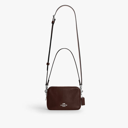 Coach Mini Carey Crossbody Bag - Silver/Maple