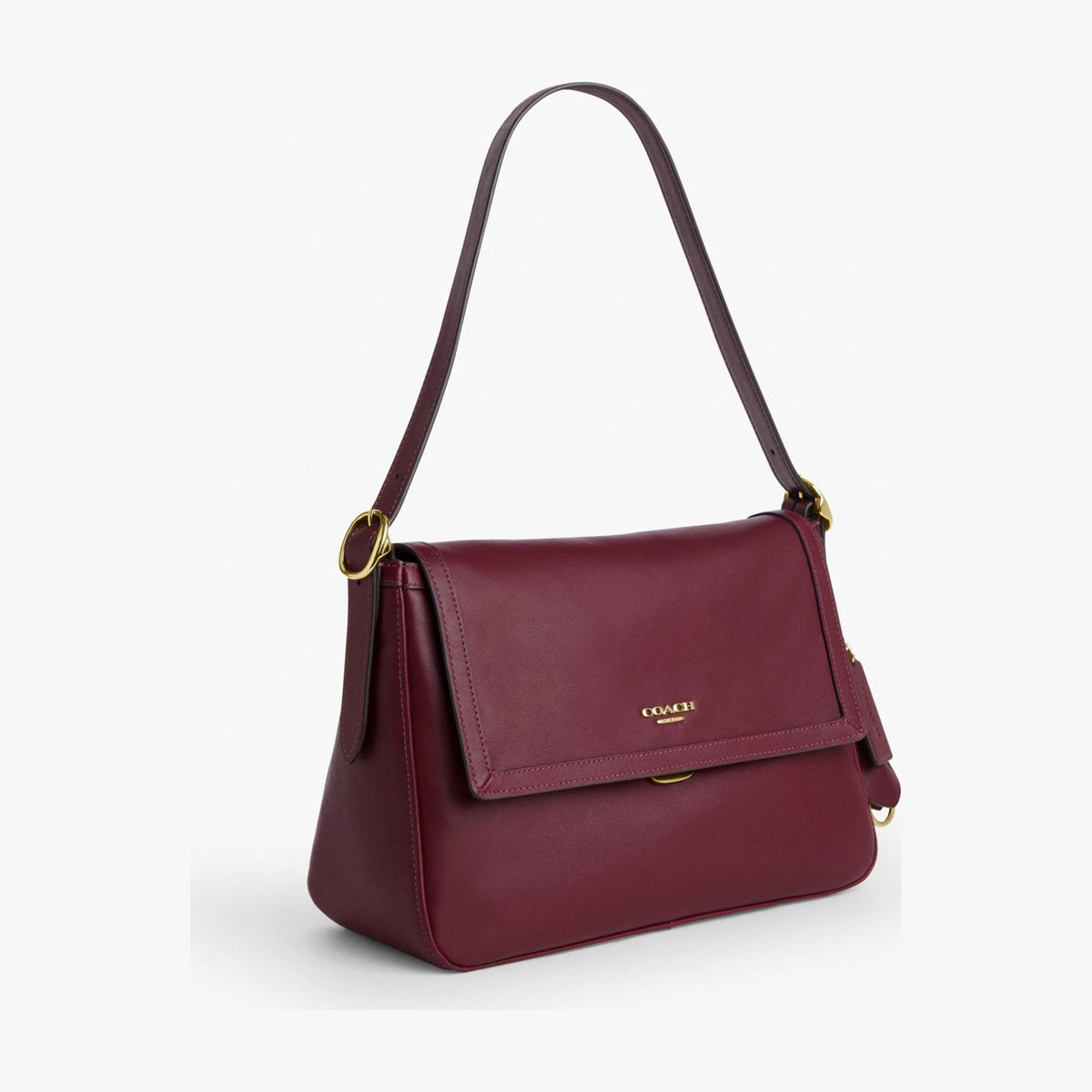 Coach Etta Flap Bag - Im/Dark Cherry
