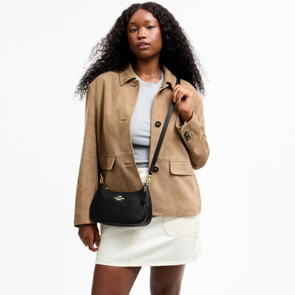 Coach Teri Shoulder Bag - Gold/Black