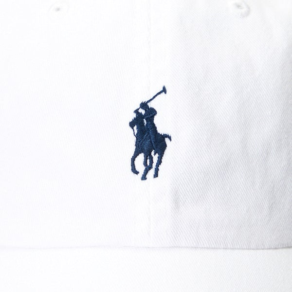 Polo Ralph Lauren The Iconic Cotton Chino Ball Cap - White/ Navy