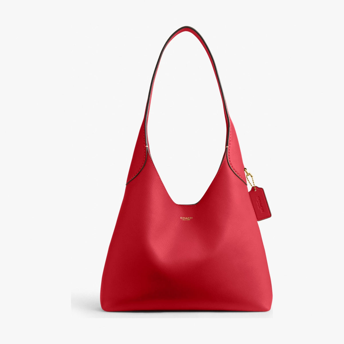Coach Brooklyn Shoulder Bag 28 - Brass/Scarlet