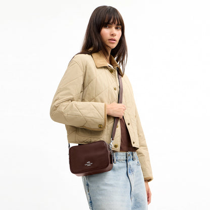 Coach Mini Carey Crossbody Bag - Silver/Maple