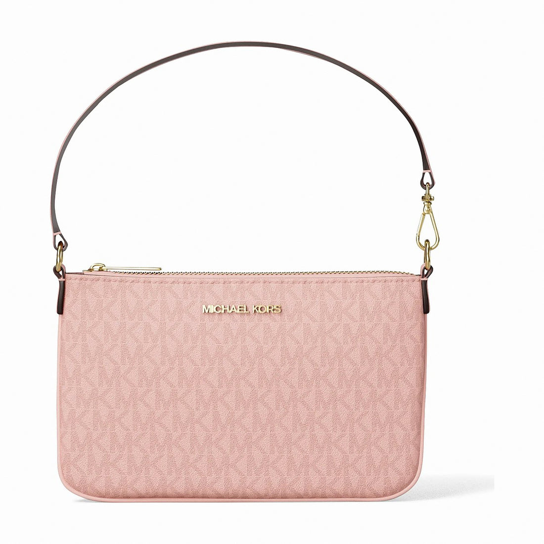 Michael Kors Jet Set Small Signature Logo Convertible Wristlet - POWDER BLUSH