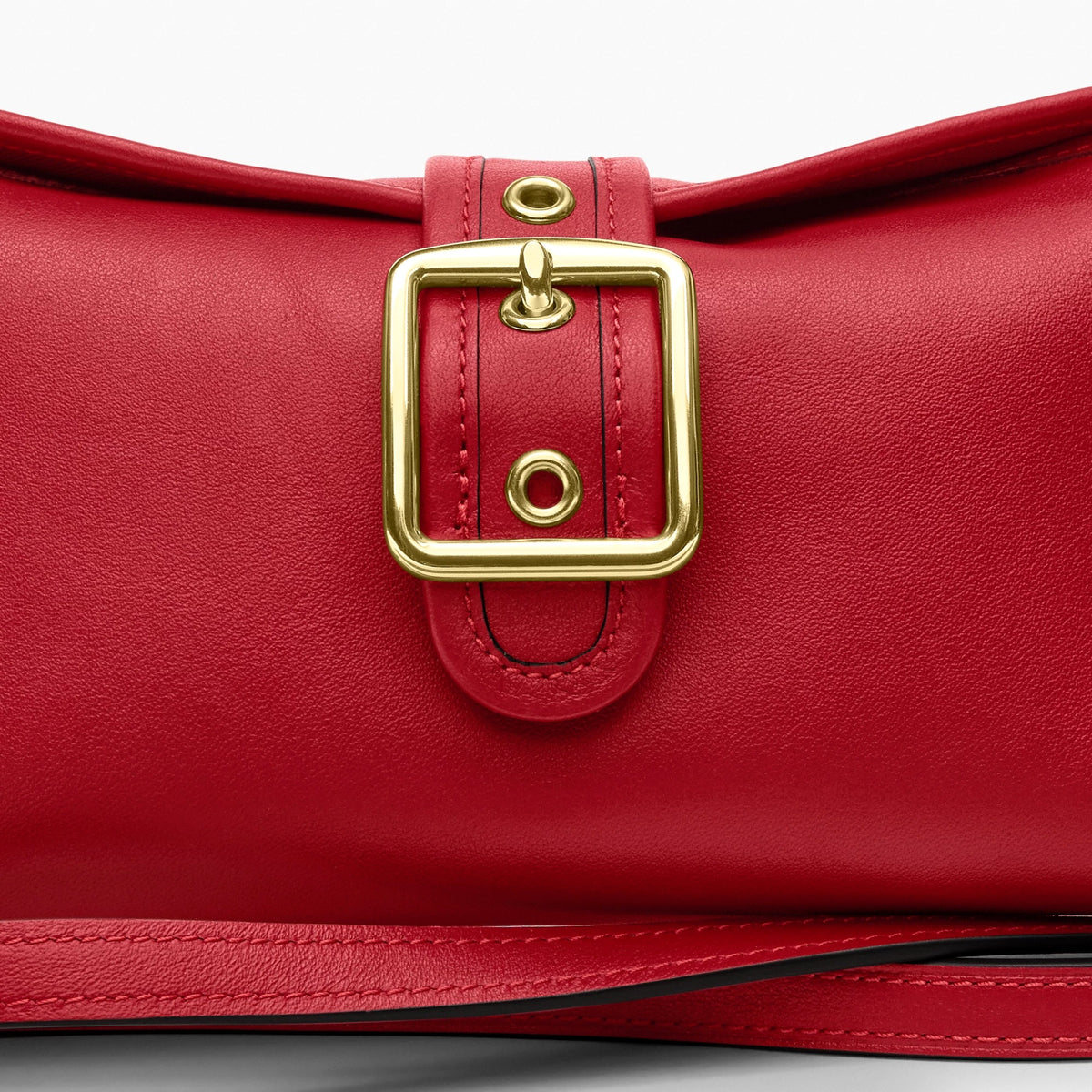 Coach Abbie Shoulder Bag - Gold/Poppy