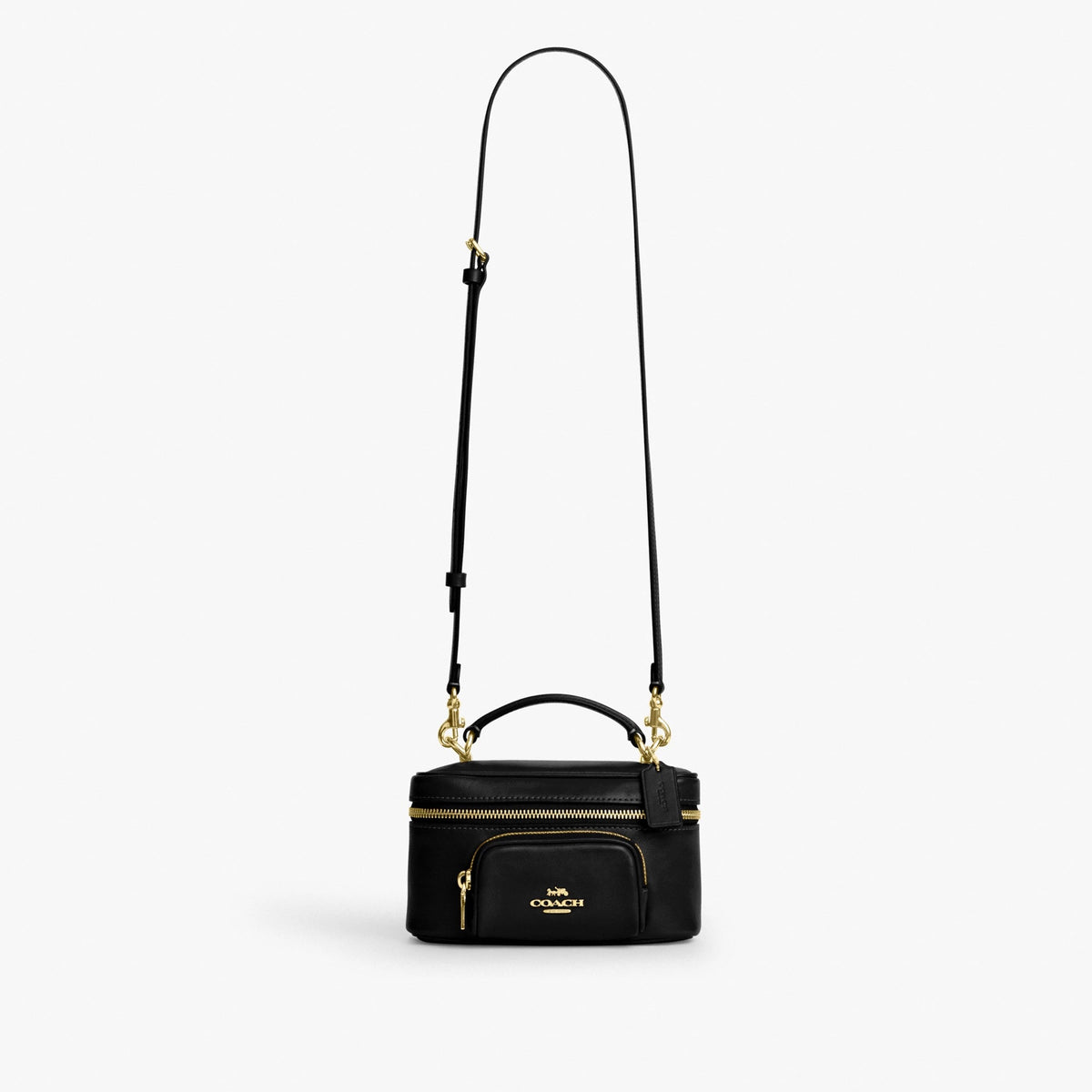 Coach Rainer Crossbody Bag 18 With Pocket - Gold/Black