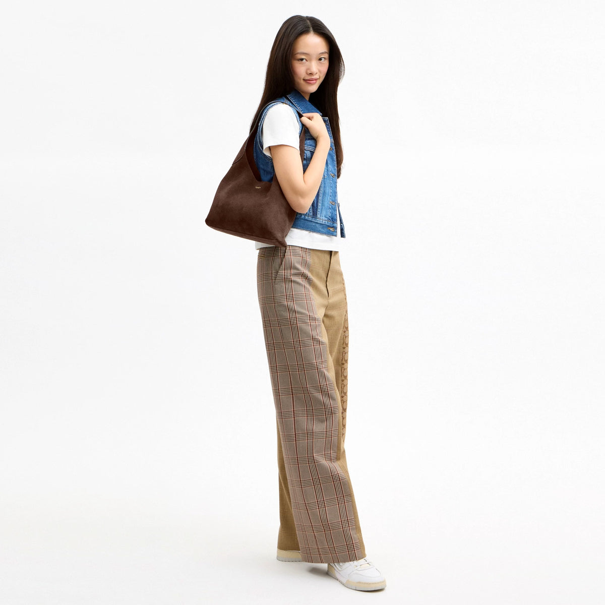 Coach Brooklyn Shoulder Bag 28 - Brass/Dark Chocolate