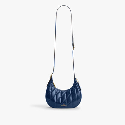 Coach Emily Shoulder Bag With Quilting - Gold/Deep Blue