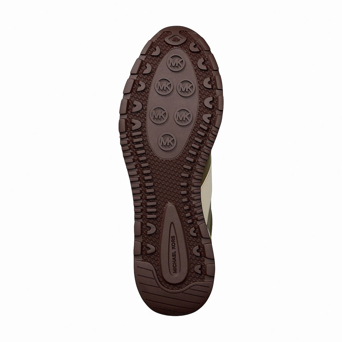 Michael Kors Remy Mixed-Media Trainer - OREGANO