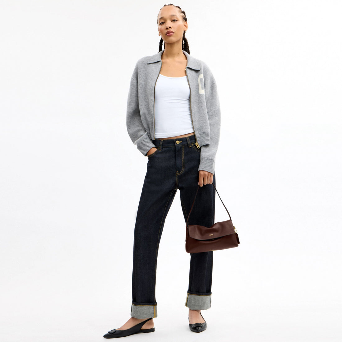 Coach Chelsea Shoulder Bag 26 - Brass/Maple