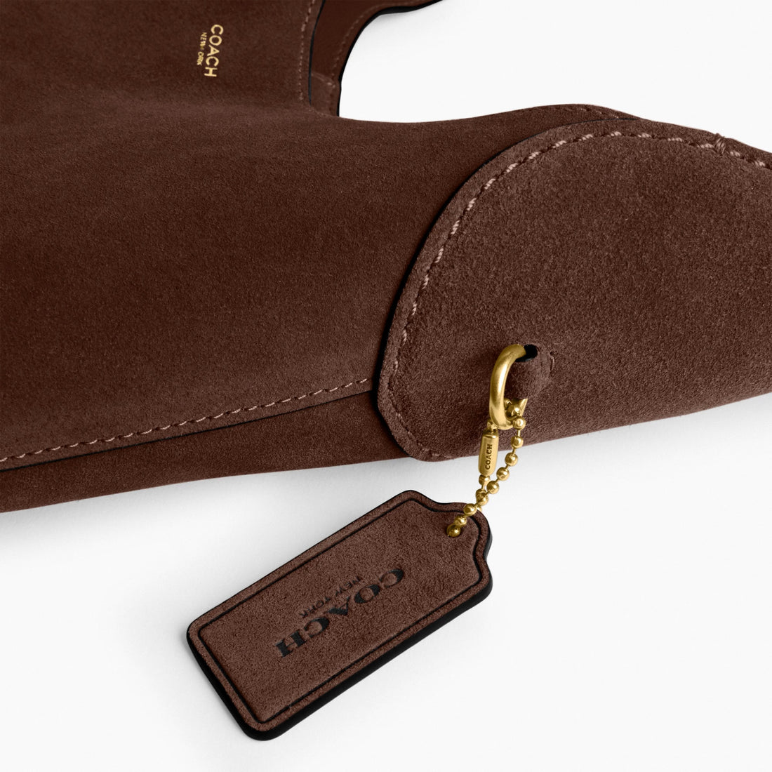Coach Brooklyn Shoulder Bag 28 - Brass/Dark Chocolate