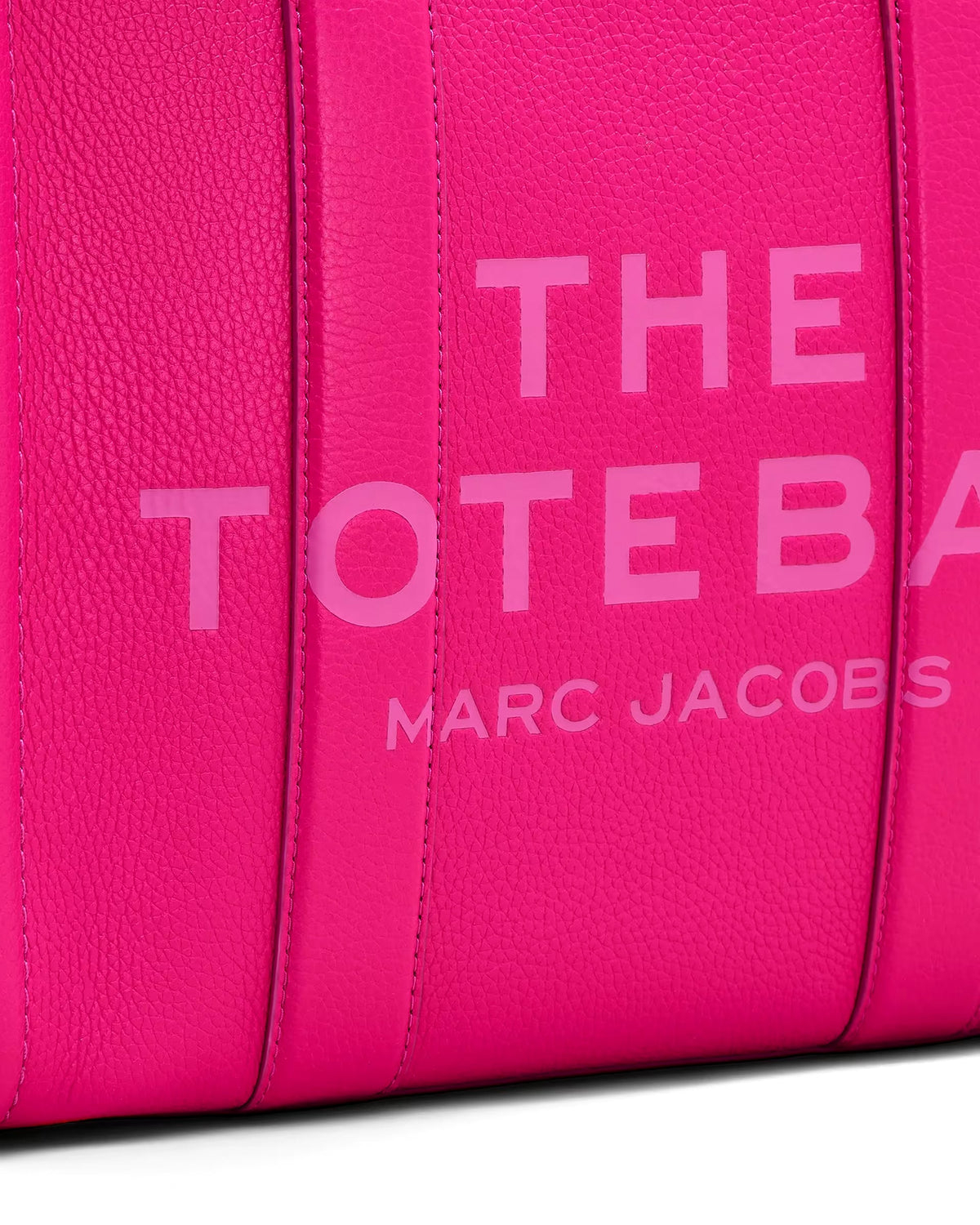 Marc Jacobs The Leather Medium Tote Bag - HOT PINK