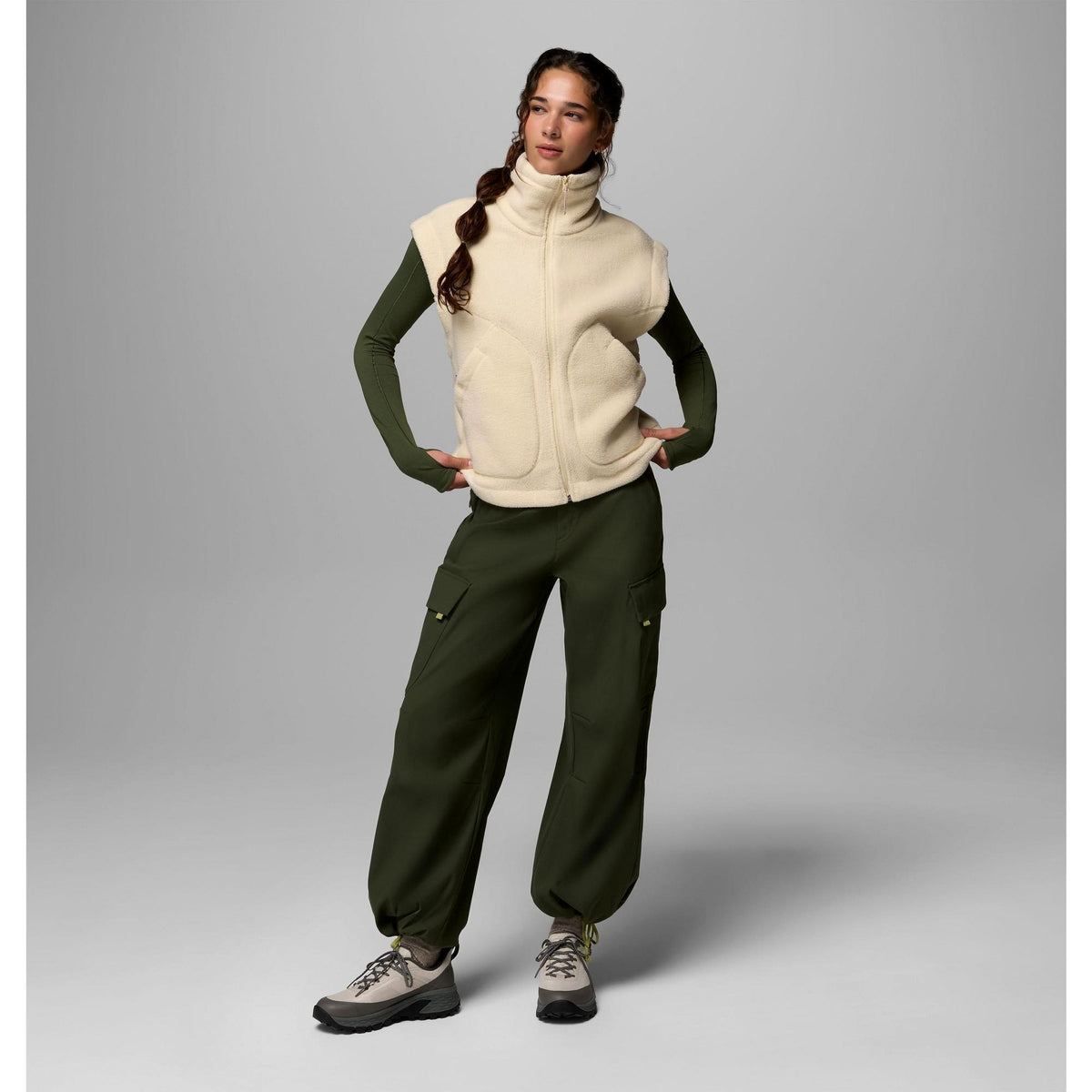 Columbia Women's Misty Moondrift MTR Fleece Relaxed Vest - Glove Yellow