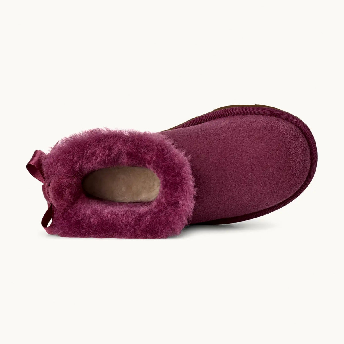 UGG Kids' Ultra Mini Bailey Bow - Dark Winterberry