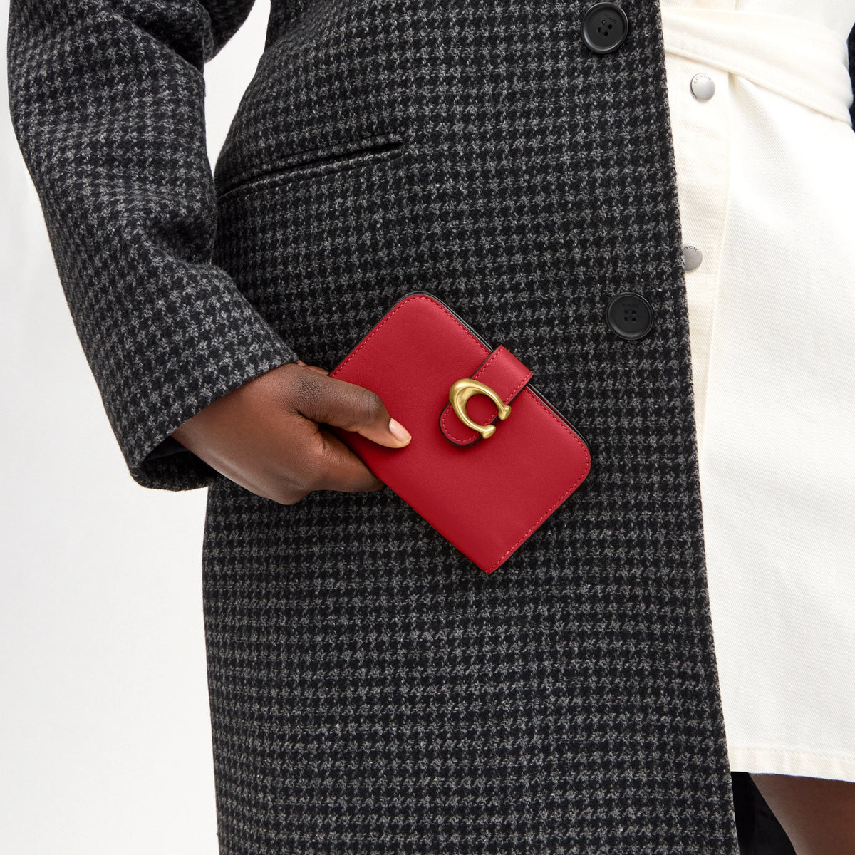 Coach Tabby Wallet - Brass/Poppy