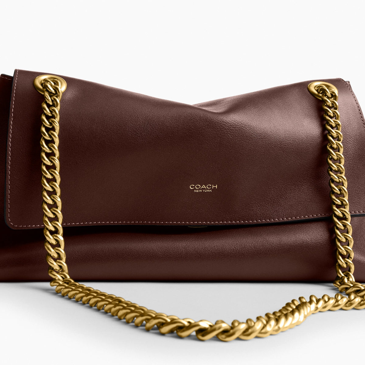Coach Chelsea Shoulder Bag 30 With Chain - Brass/Maple