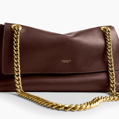 Coach Chelsea Shoulder Bag 30 With Chain - Brass/Maple