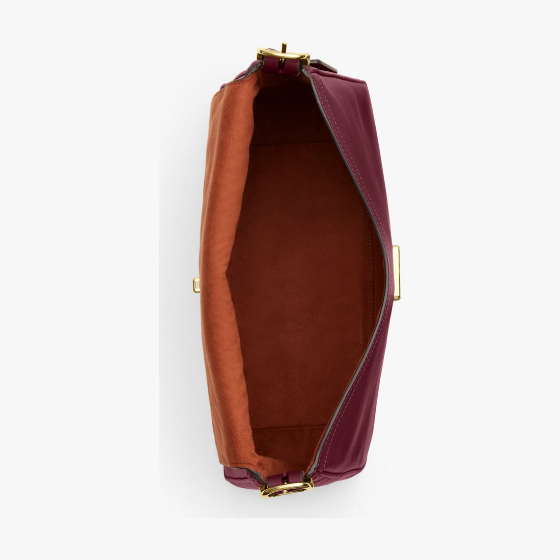 Coach Etta Flap Bag - Im/Dark Cherry